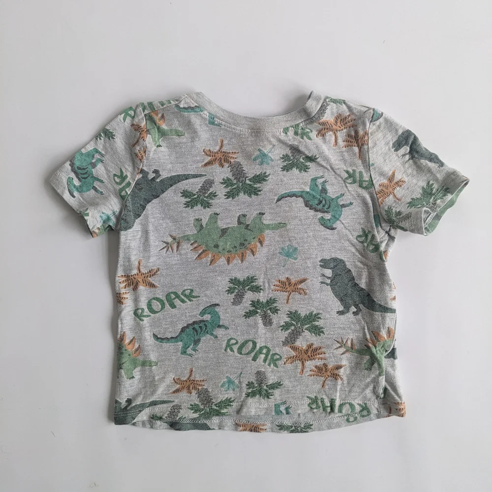Old Navy 4T Short Sleeve Tee with Dinosaur Print